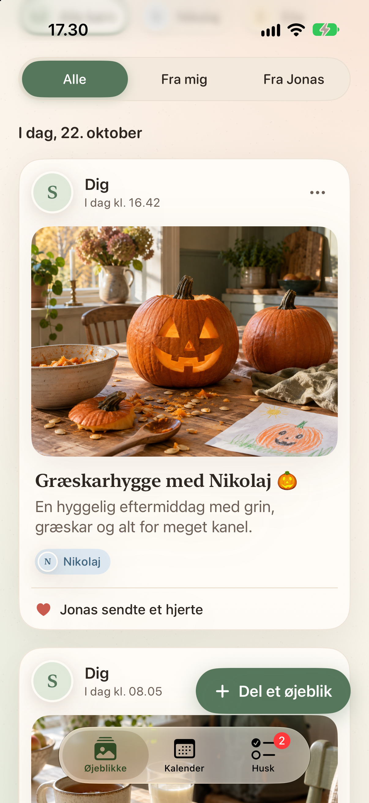 Hverdagens øjeblikke